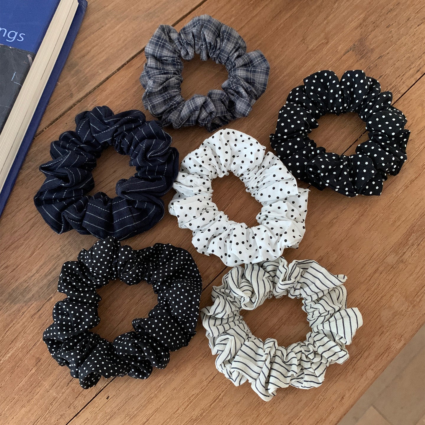 Korean Style Polka Dot Hair Ropes