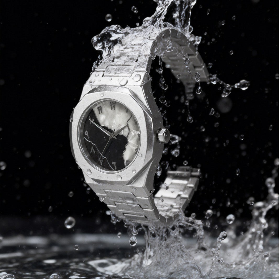 Plastic Quartz Watch, Waterproof Arabic Watch