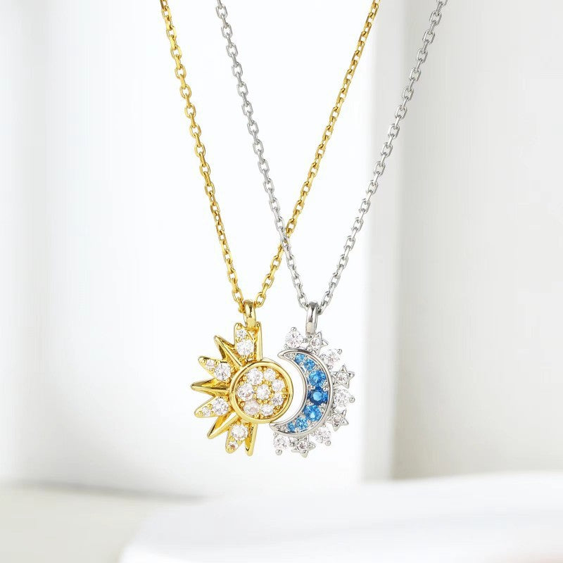 New Magnetic Necklace Featuring Both Sun and Moon