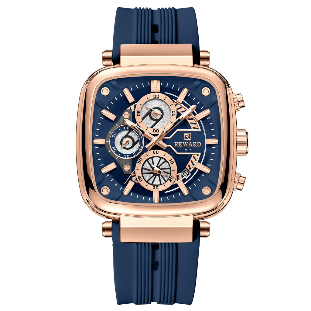 Square Sports Chronograph Mens Watch