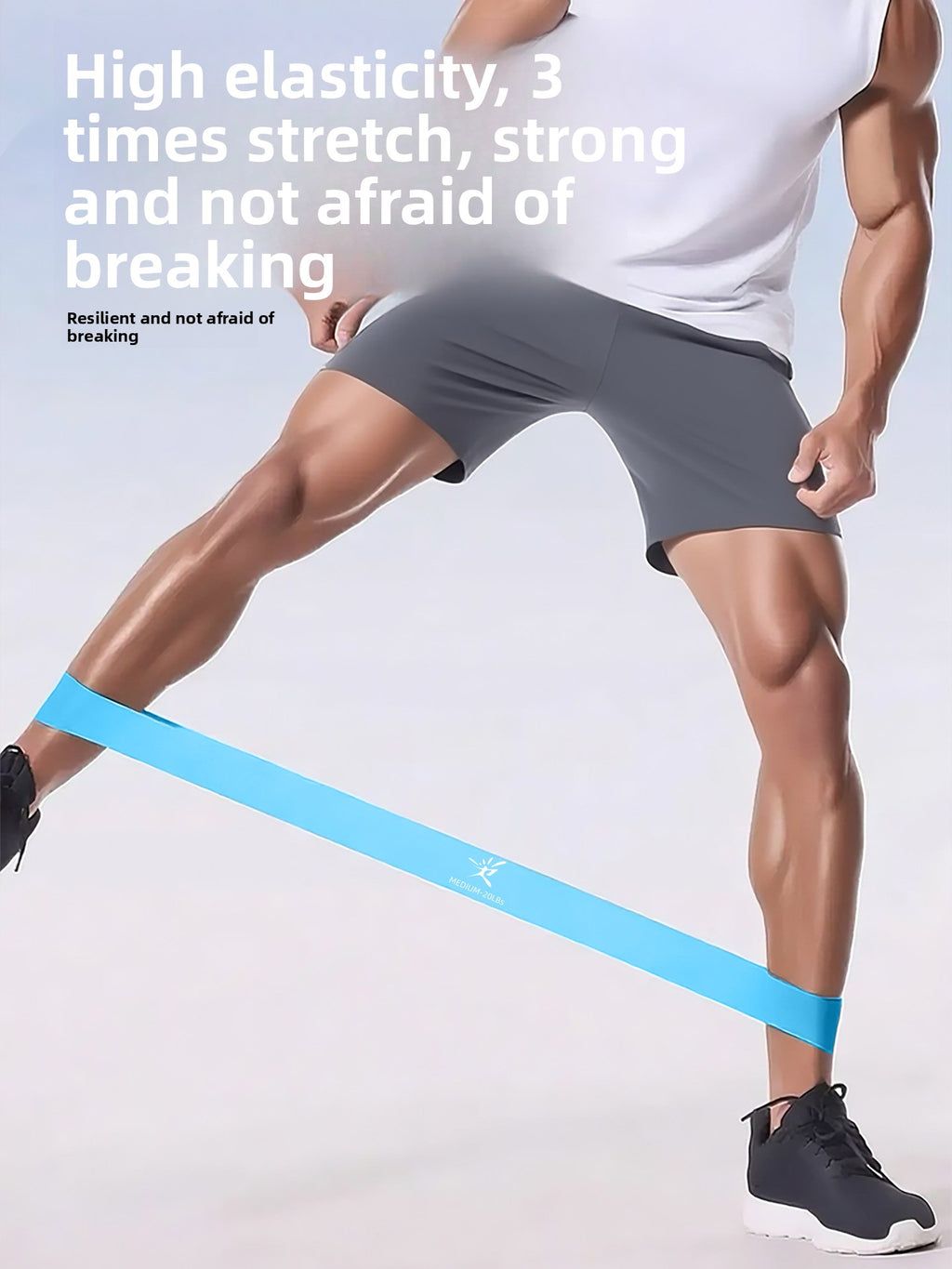 Elastic Resistance Exercise Bands for Strength Training