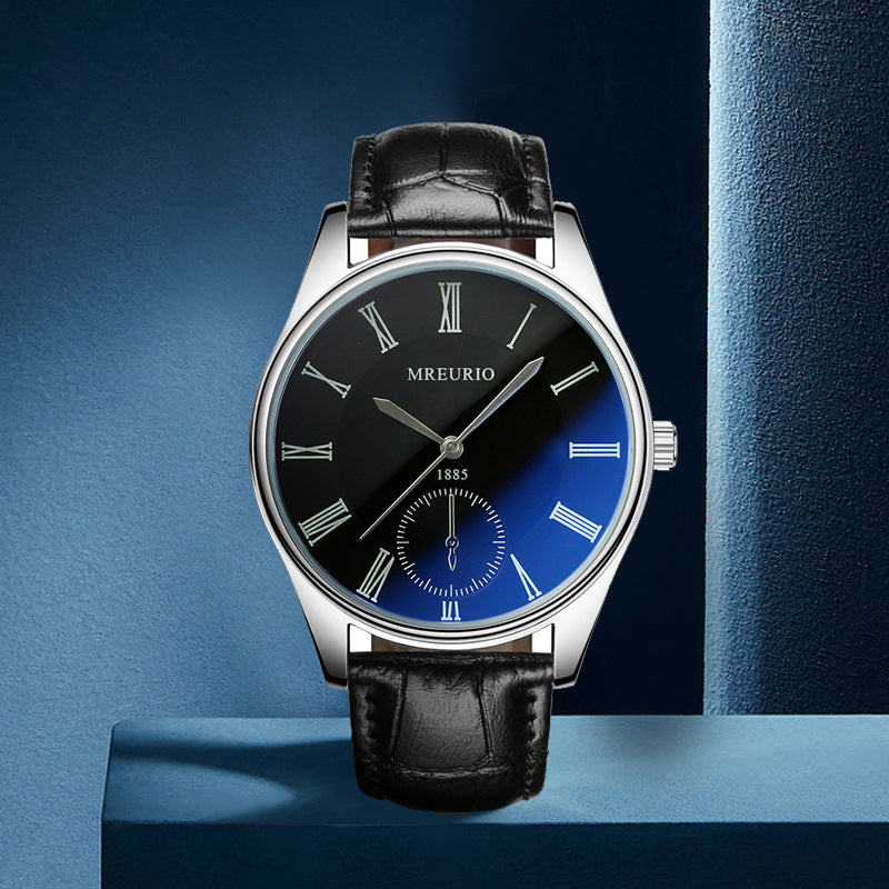Black-faced Silver Needle Watch