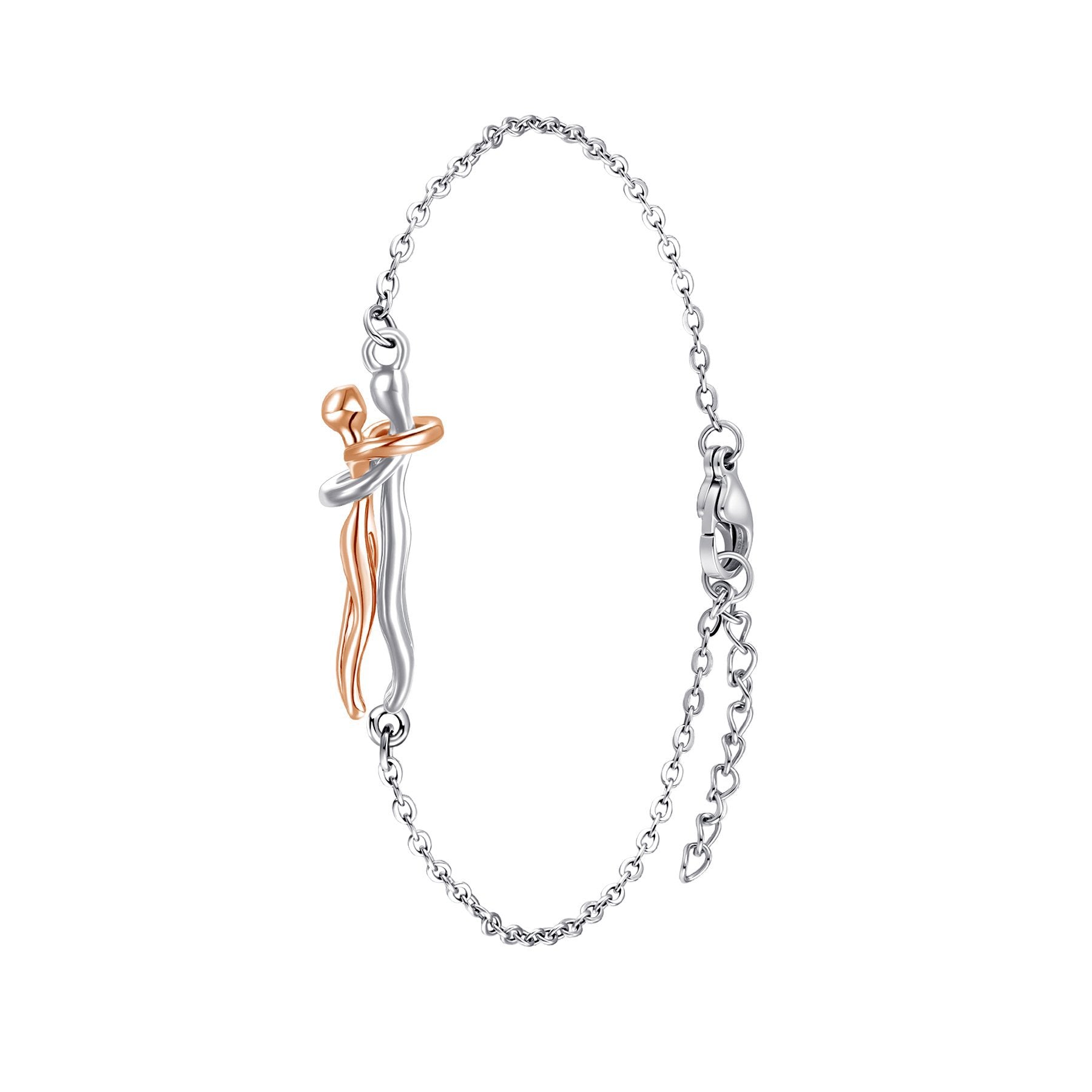 Adjustable Gold Plated Snake Chain Necklace Bracelet Set