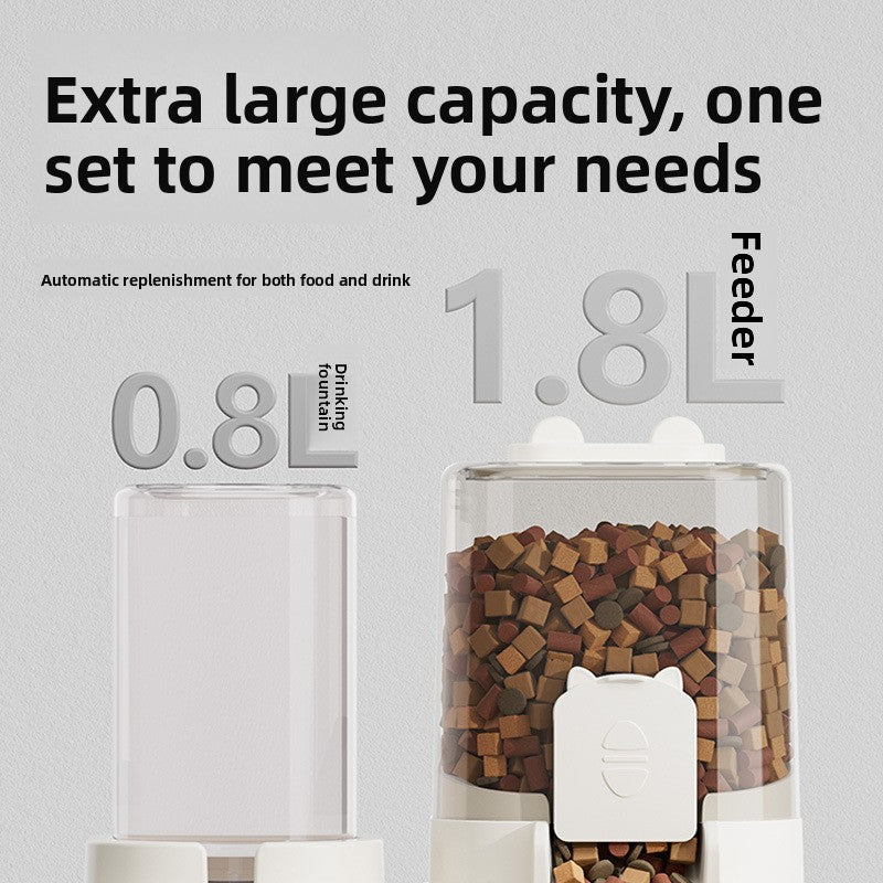 Auto-Pet Feeder and Waterer