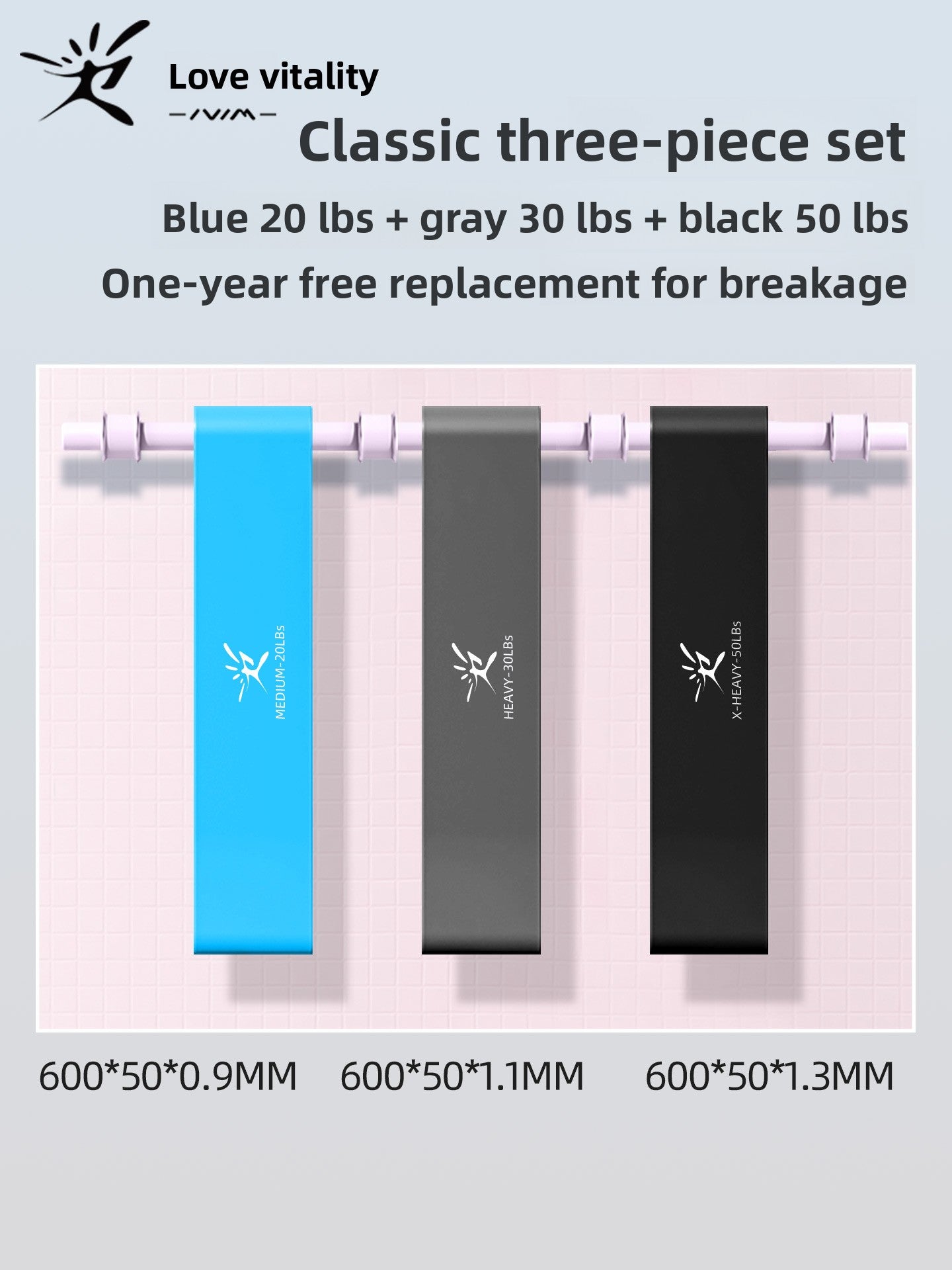Elastic Resistance Exercise Bands for Strength Training