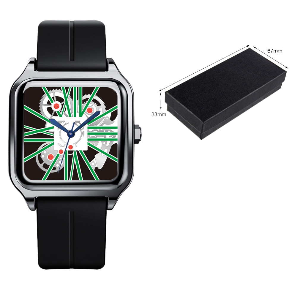 Square Roman Numeral Quartz Watch