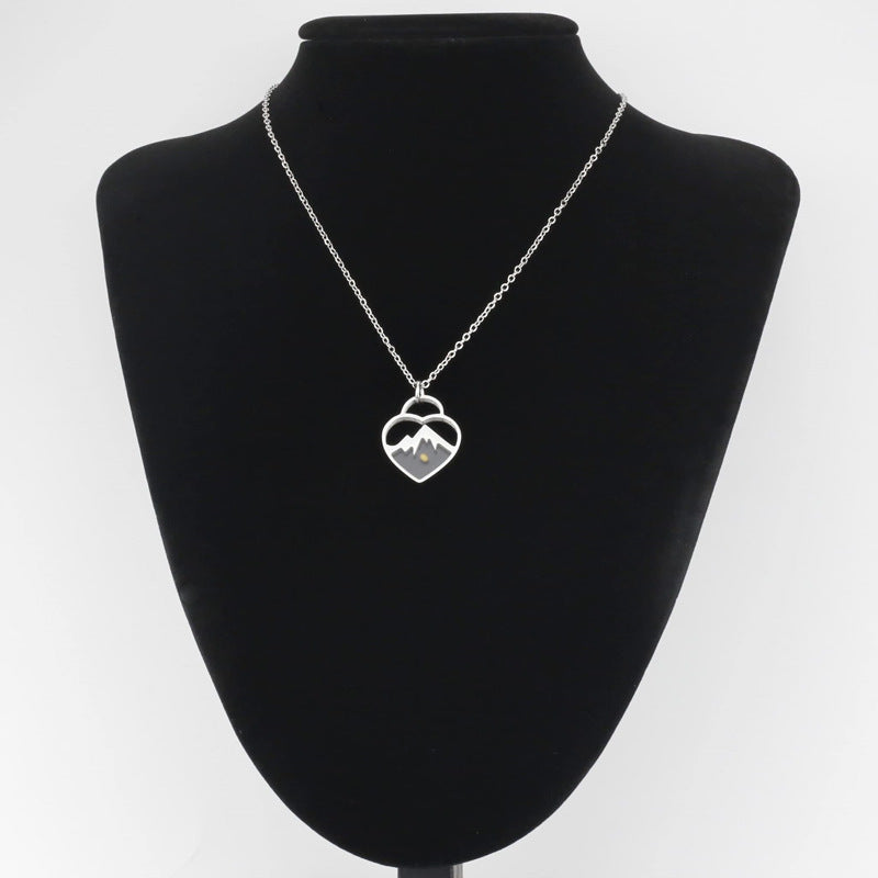 Heart Shape Stainless Steel Necklace