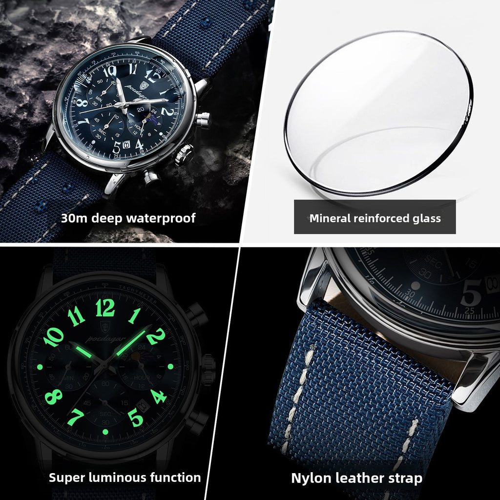 Multifunctional Luminous Quartz Watch