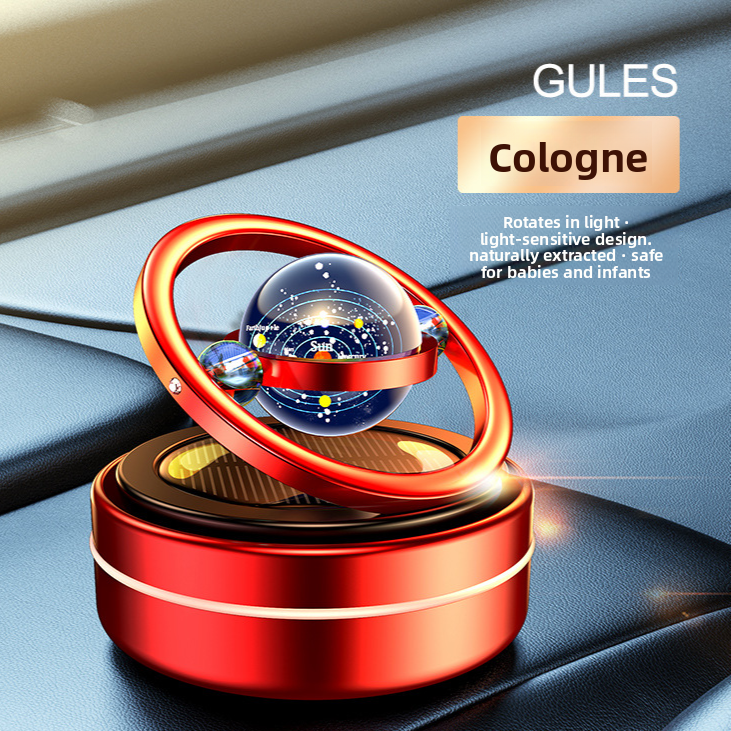 Solar-Car Perfume Ornament