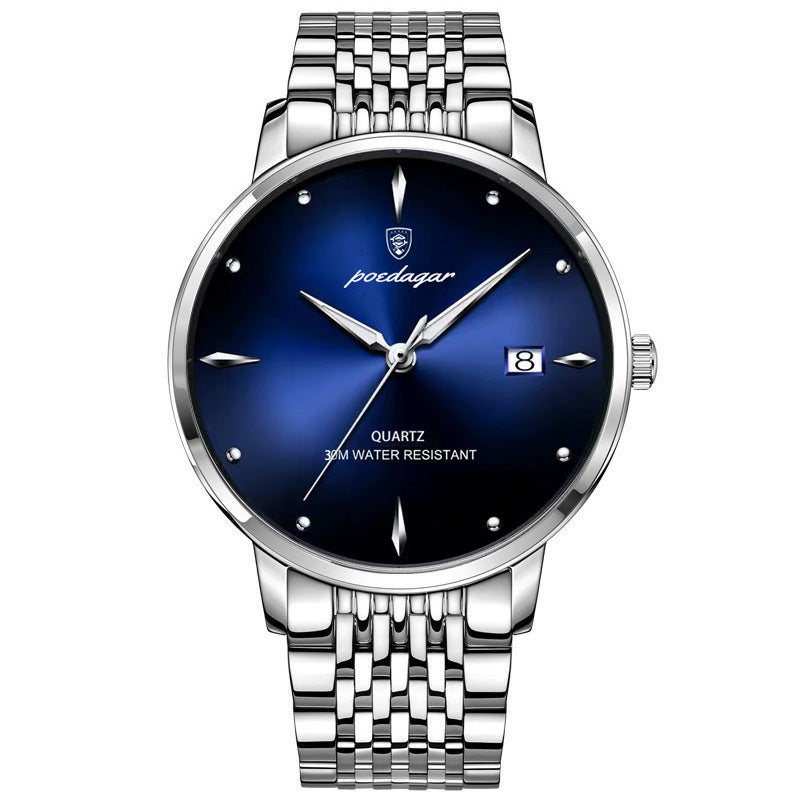 Ultra-Thin Waterproof Luminous Men's Calendar Watch