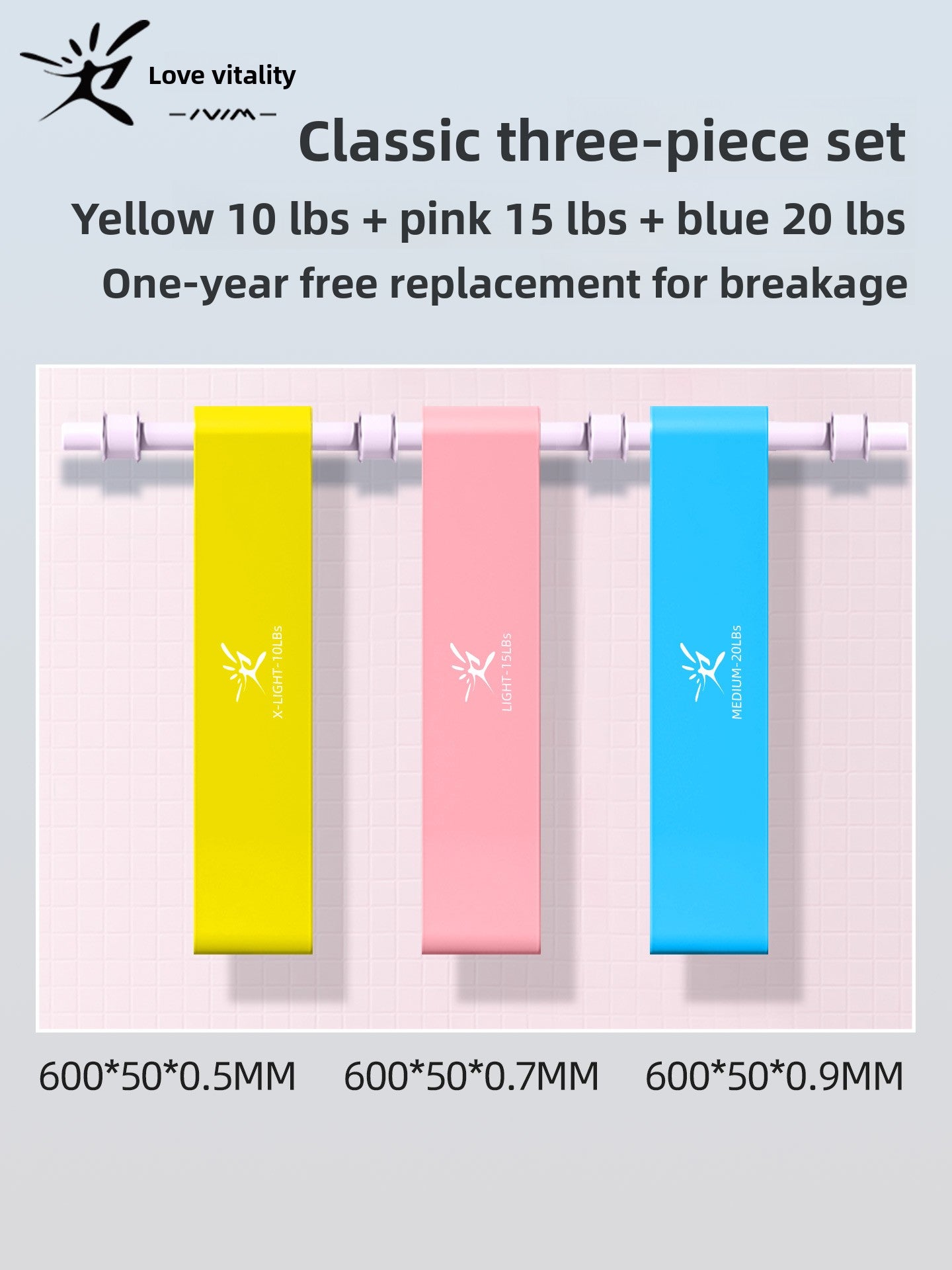 Elastic Resistance Exercise Bands for Strength Training