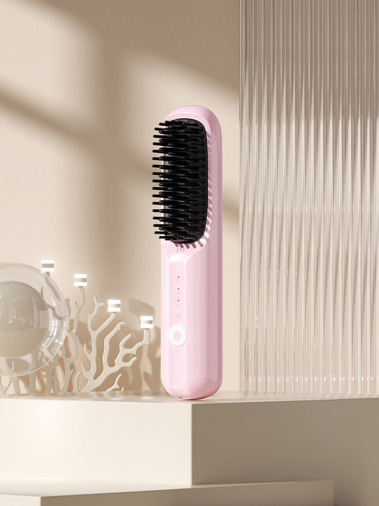 Wireless Negative Ion Hair Straightener Comb