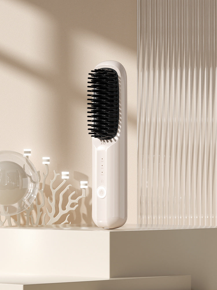 Wireless Negative Ion Hair Straightener Comb