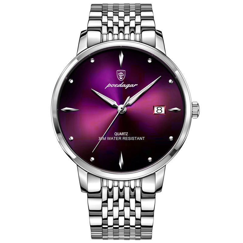 Ultra-Thin Waterproof Luminous Men's Calendar Watch