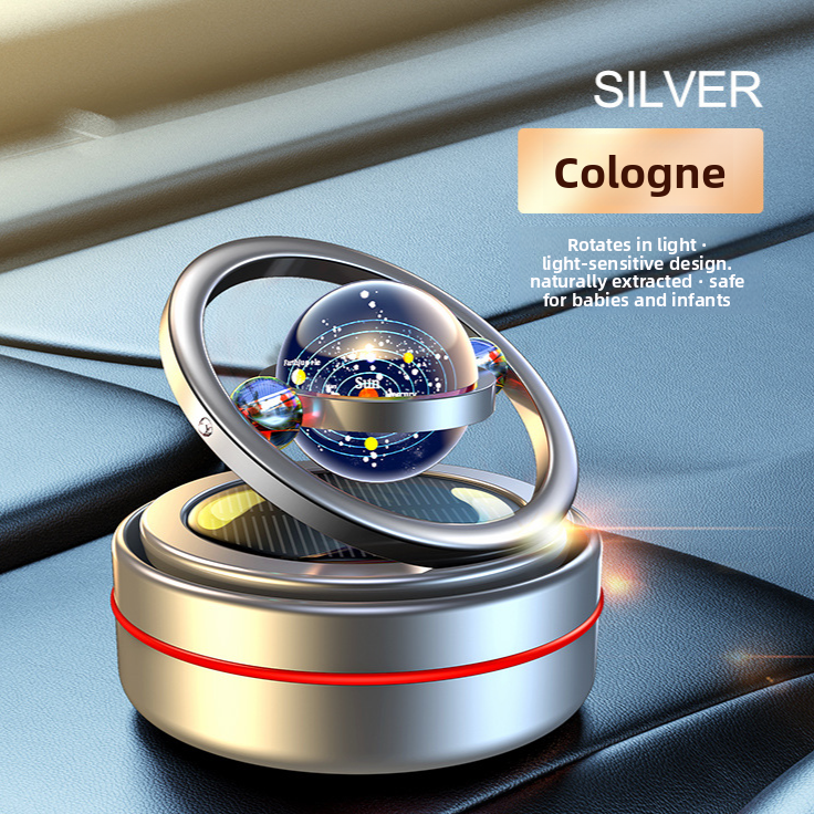 Solar-Car Perfume Ornament