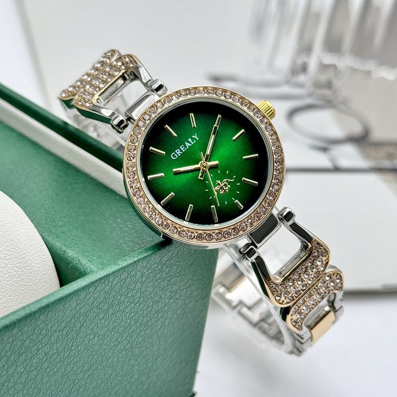 Diamond Horseshoe Buckle Quartz Women's Watch