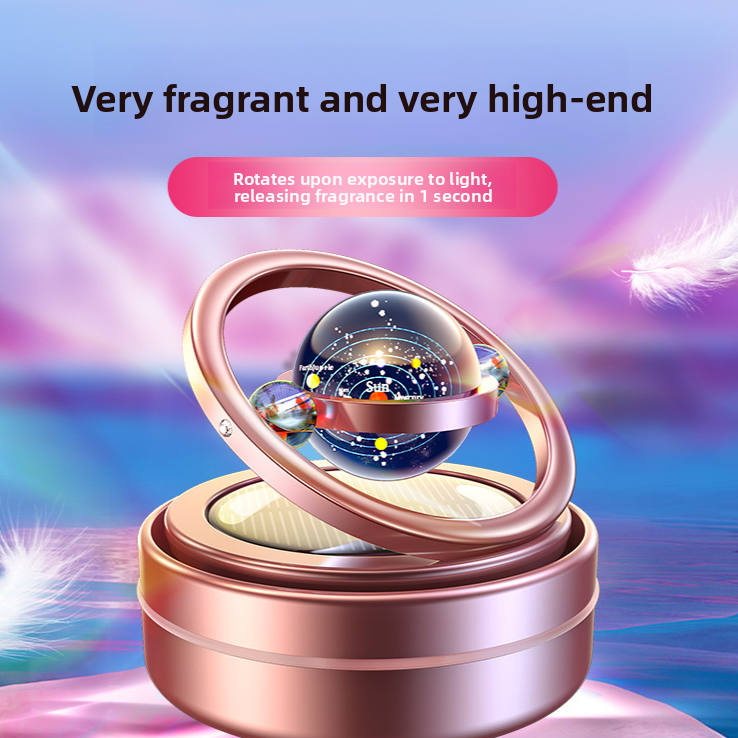 Solar-Car Perfume Ornament