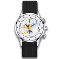 Multifunctional Moon Phase Chronograph Watch for Youth
