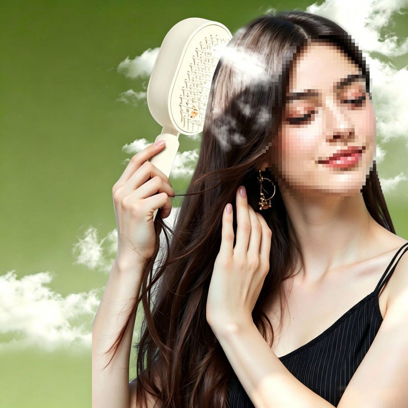 Essential Oil Electric Hair Comb with Spray Function