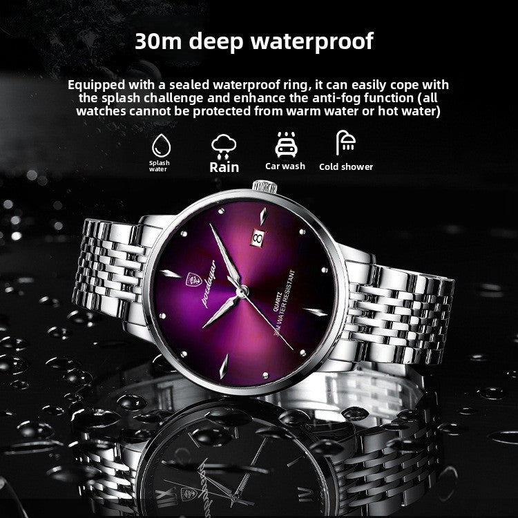 Ultra-Thin Waterproof Luminous Men's Calendar Watch