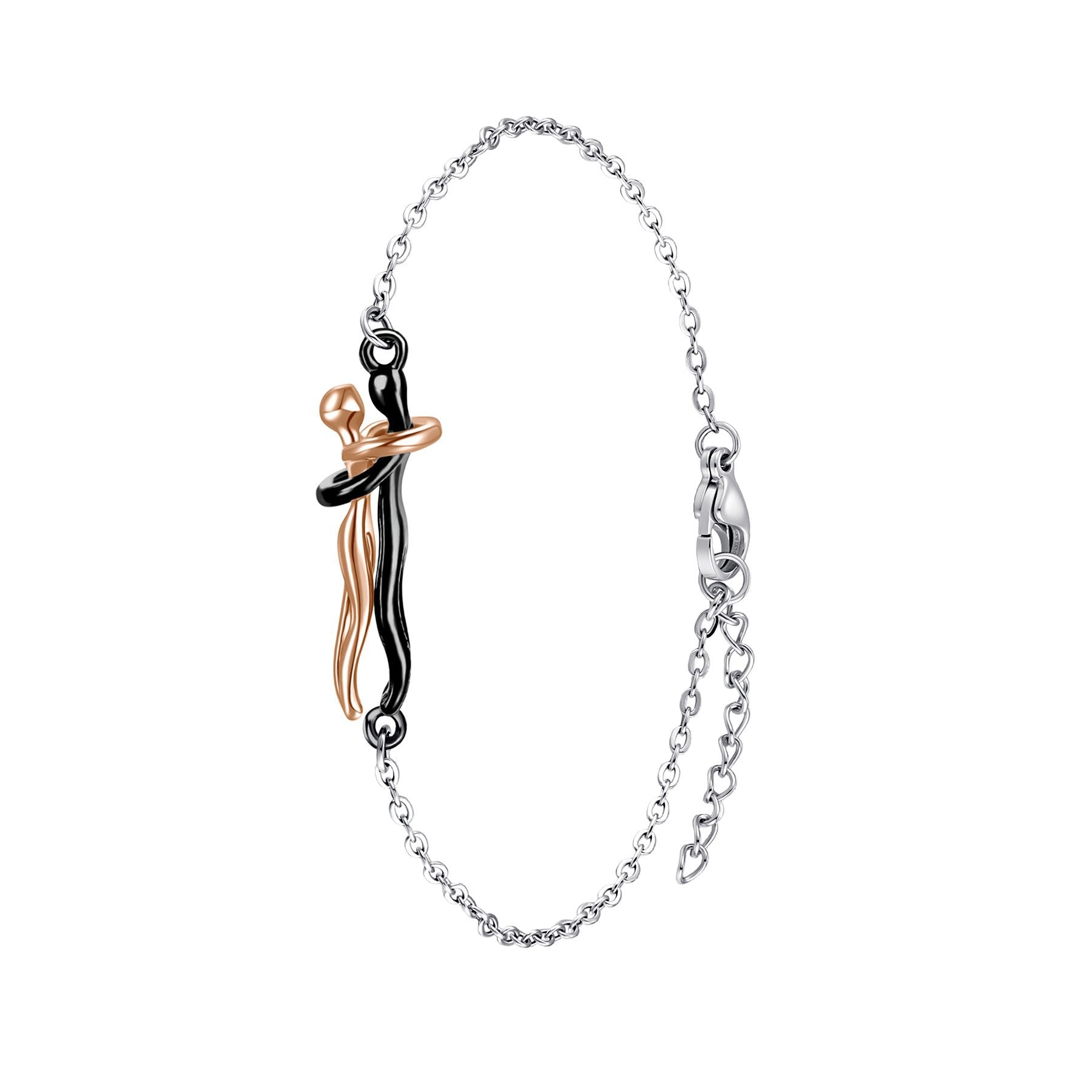 Adjustable Gold Plated Snake Chain Necklace Bracelet Set