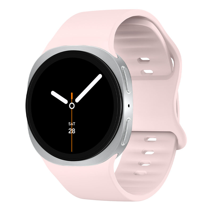 Sun-shaped buckle bracelet watch strap in solid color