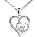 Sweet Heart Cat Claw Necklace