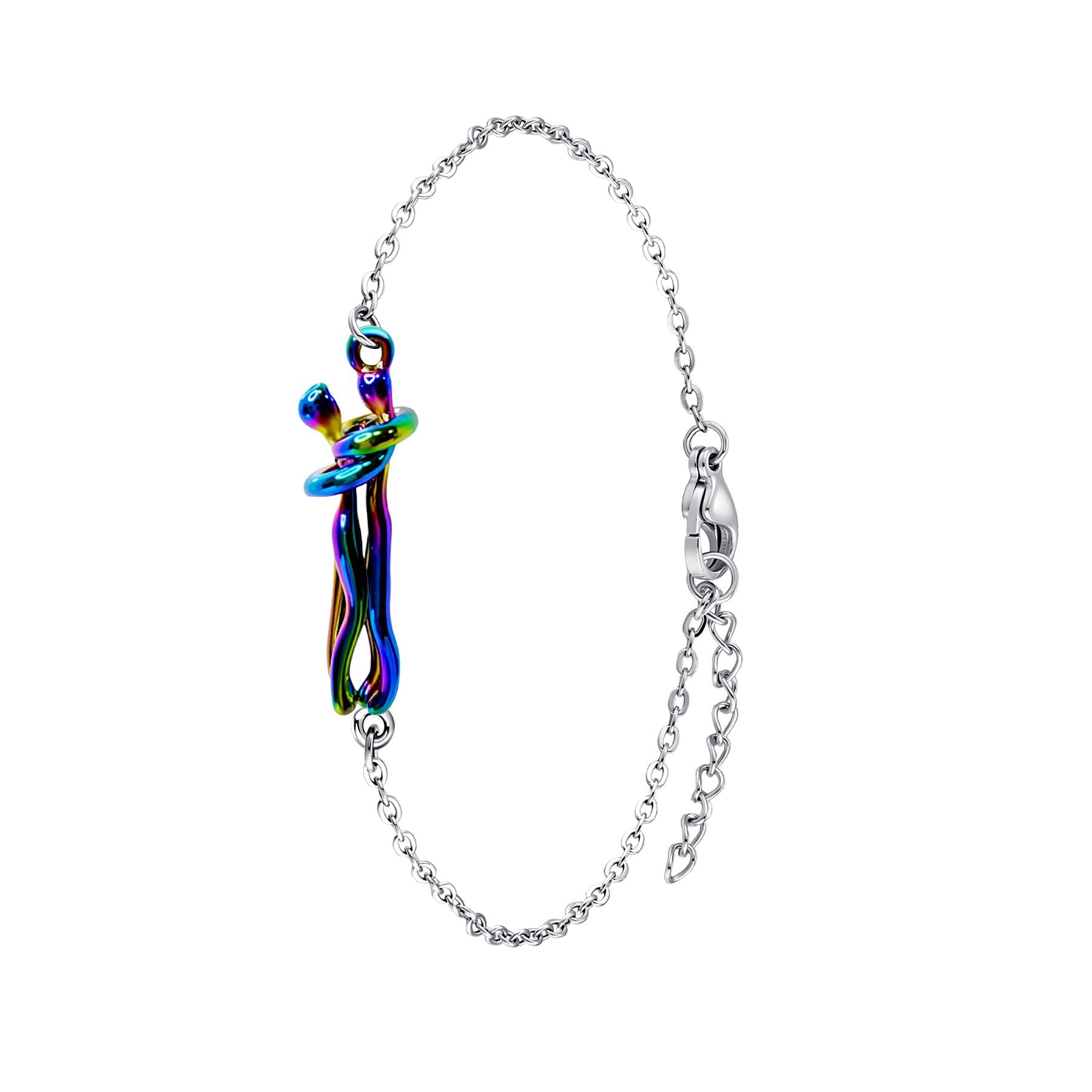 Adjustable Gold Plated Snake Chain Necklace Bracelet Set