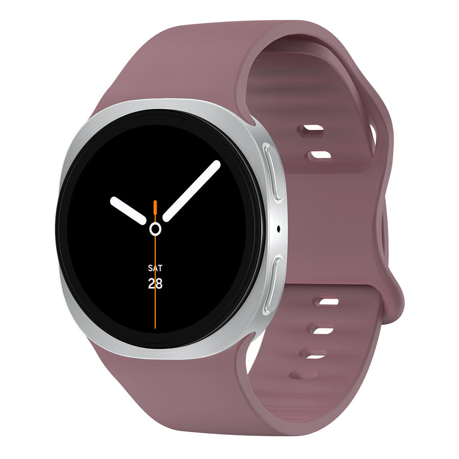 Sun-shaped buckle bracelet watch strap in solid color