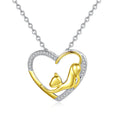 Cat Pendant Gold Plated Necklace