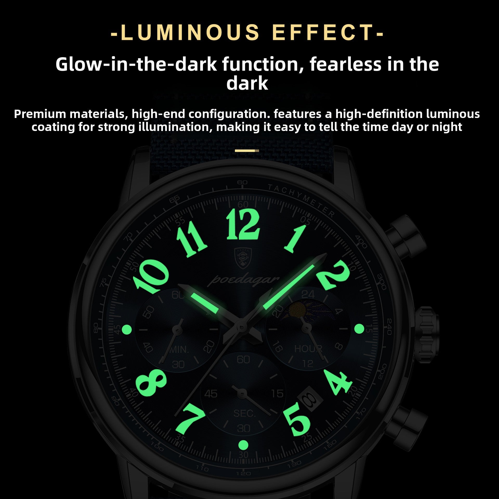 Multifunctional Luminous Quartz Watch