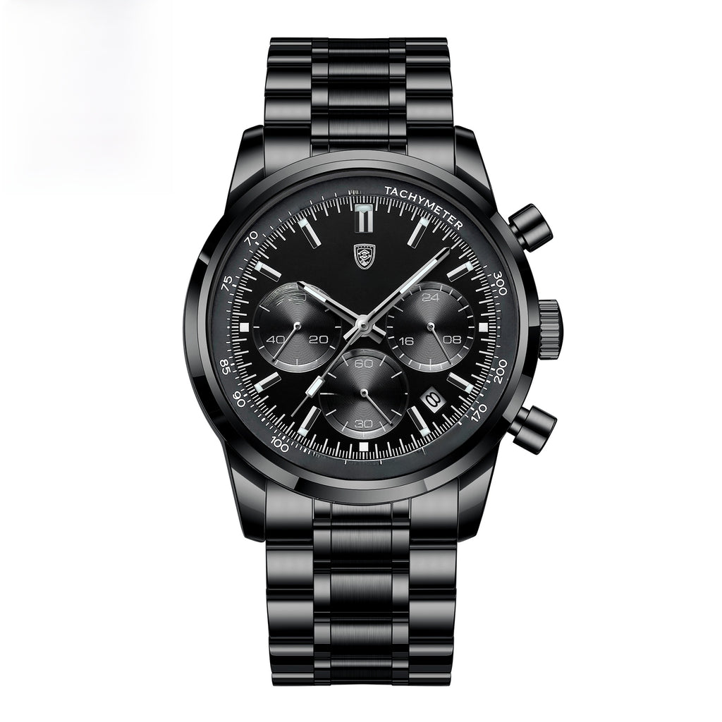 Mens Quartz Watch with Luminous Waterproof Features
