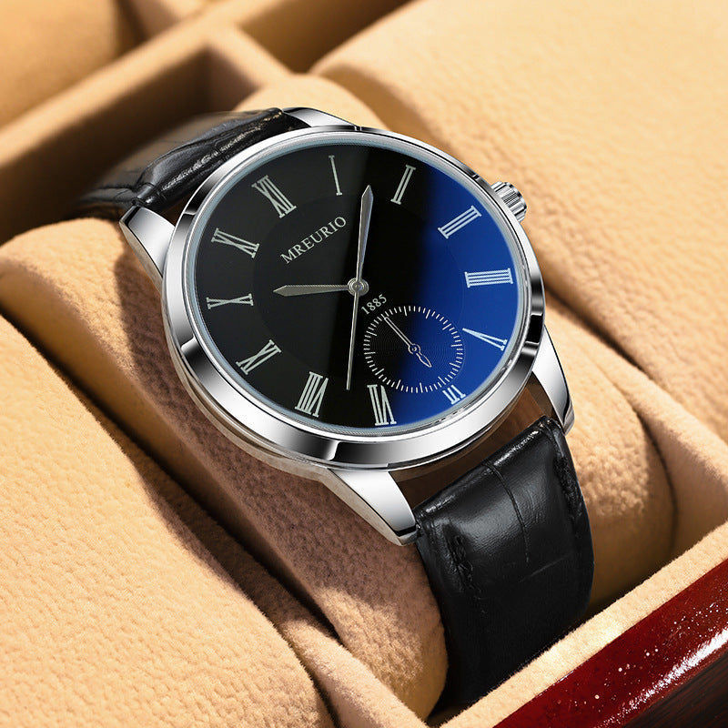 Black-faced Silver Needle Watch