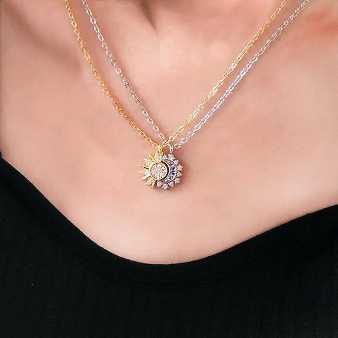 New Magnetic Necklace Featuring Both Sun and Moon
