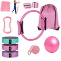 Pilates Yoga Fitness Set with Resistance Bands and Exercise Ring