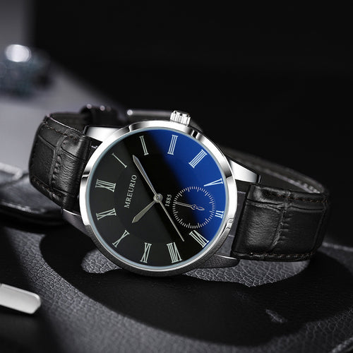 Black-faced Silver Needle Watch