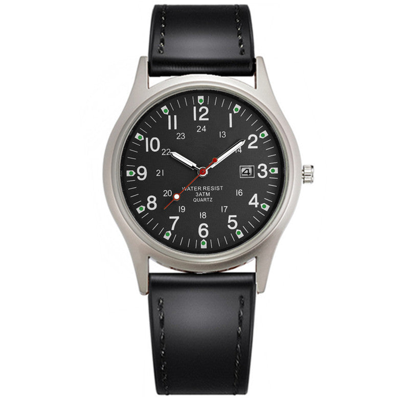 Mens Date Display Quartz Watch