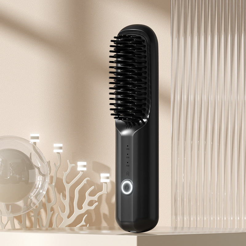 Wireless Negative Ion Hair Straightener Comb