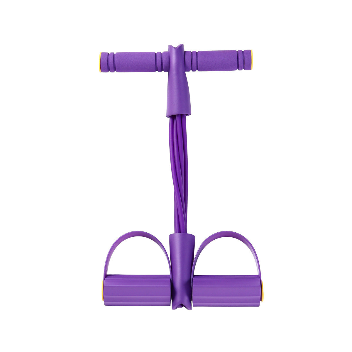 Elastic Exercise Tension Rope with Foot Pedals