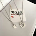 Interlocking Heart Puzzle Necklace
