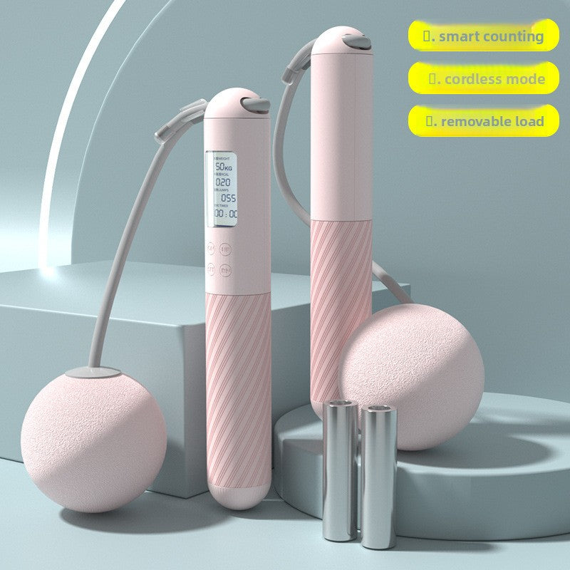 Fitness exercise: ropeless counting jump rope