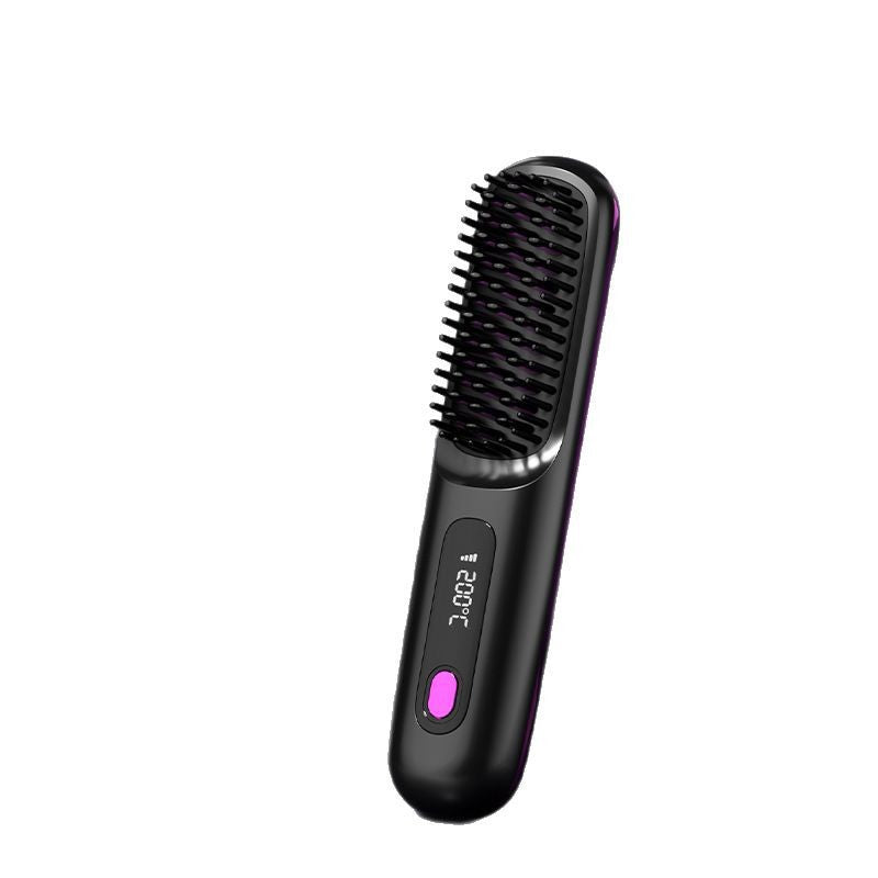Wireless Negative Ion Hair Straightener Comb