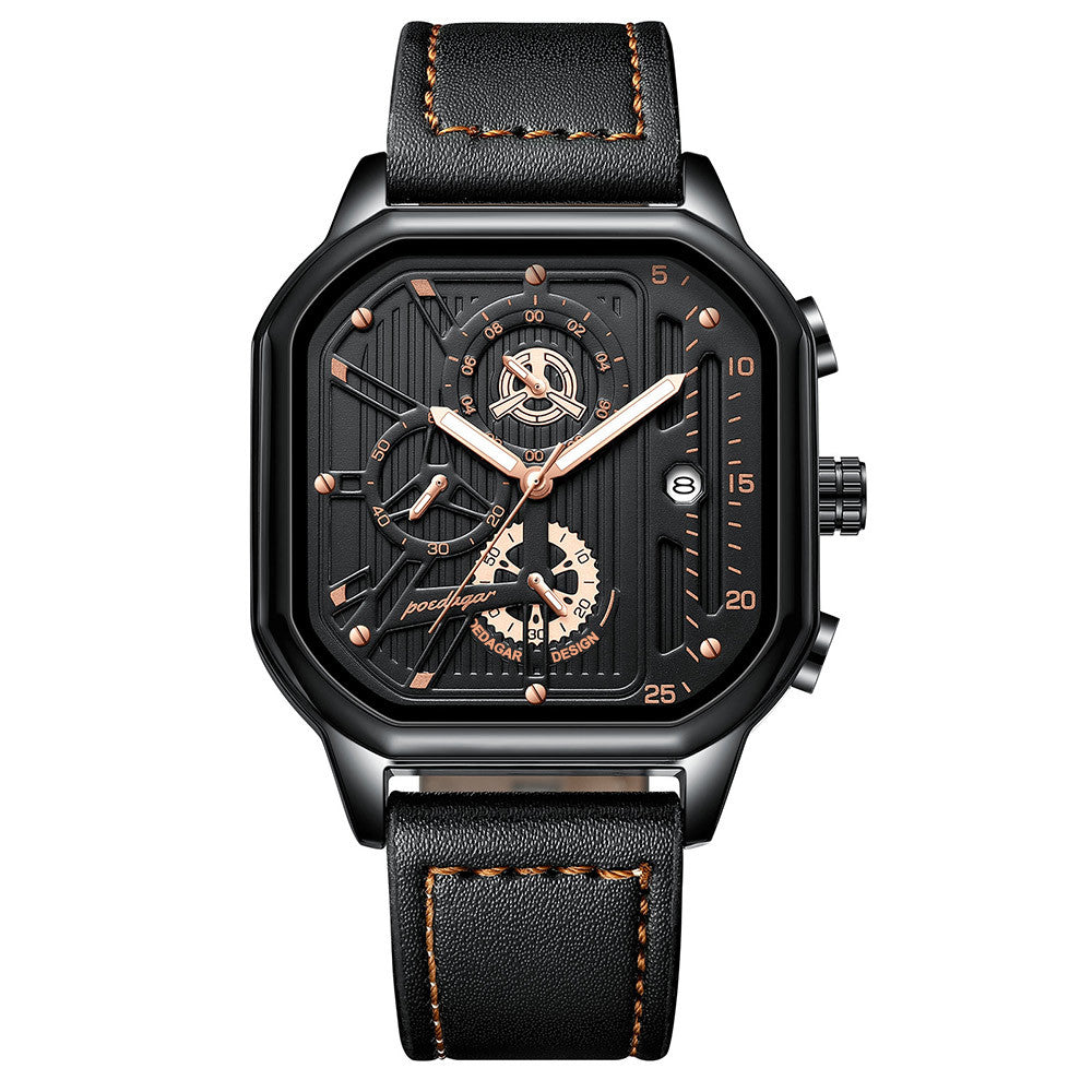 Multifunctional Waterproof Luminous Mens Watch