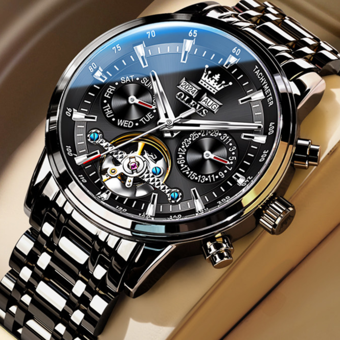 Auto-Skeleton Men Watch