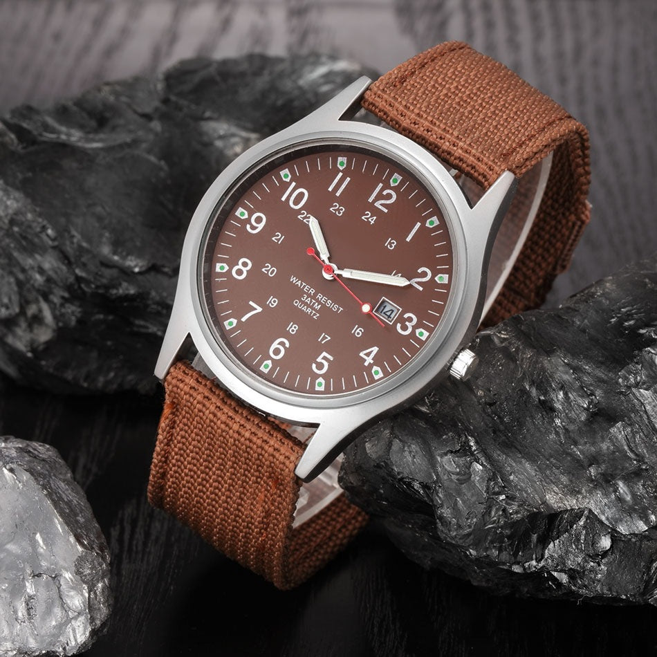 Mens Date Display Quartz Watch