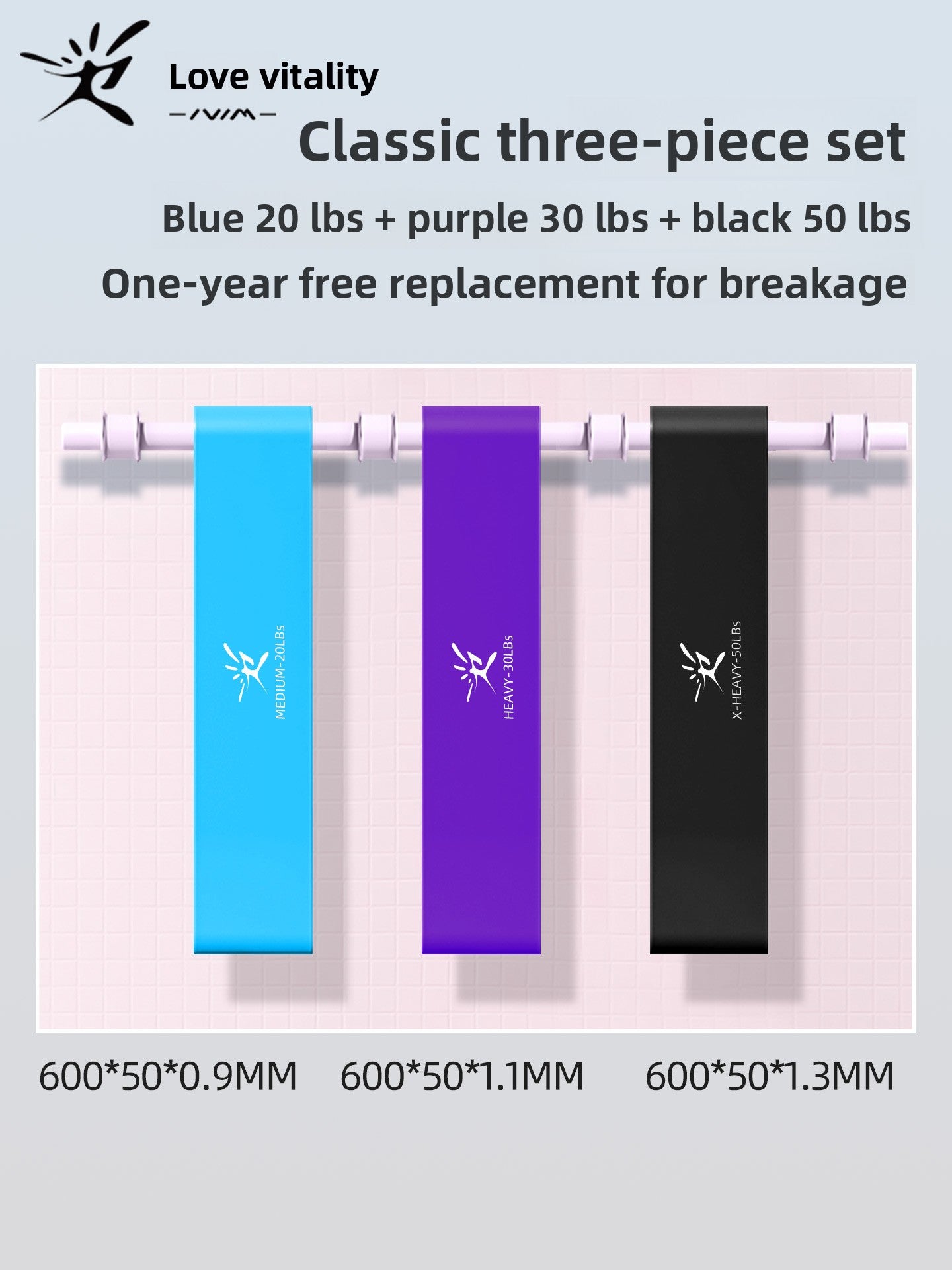 Elastic Resistance Exercise Bands for Strength Training