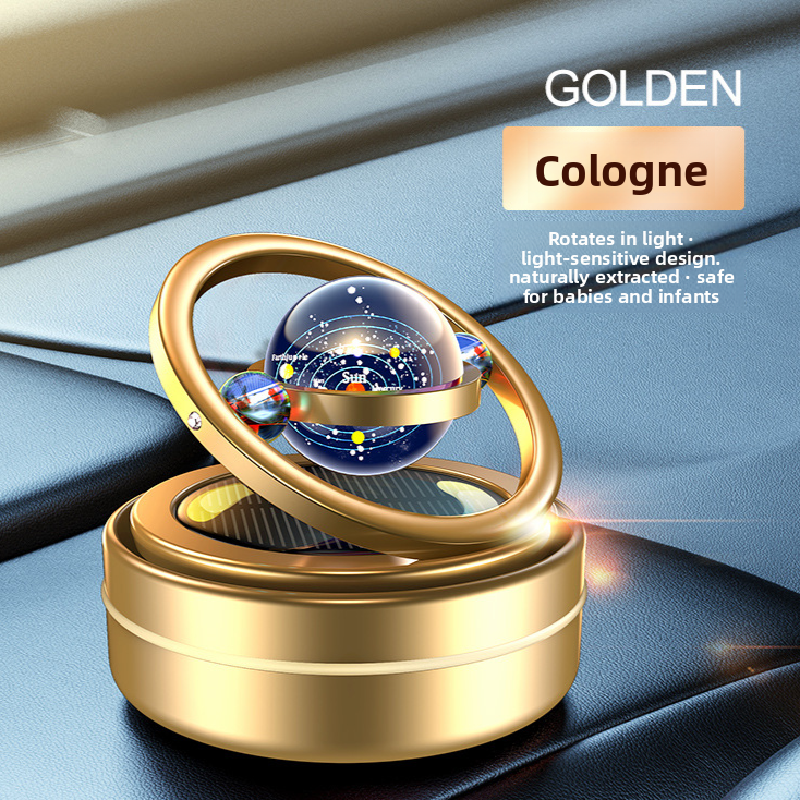 Solar-Car Perfume Ornament